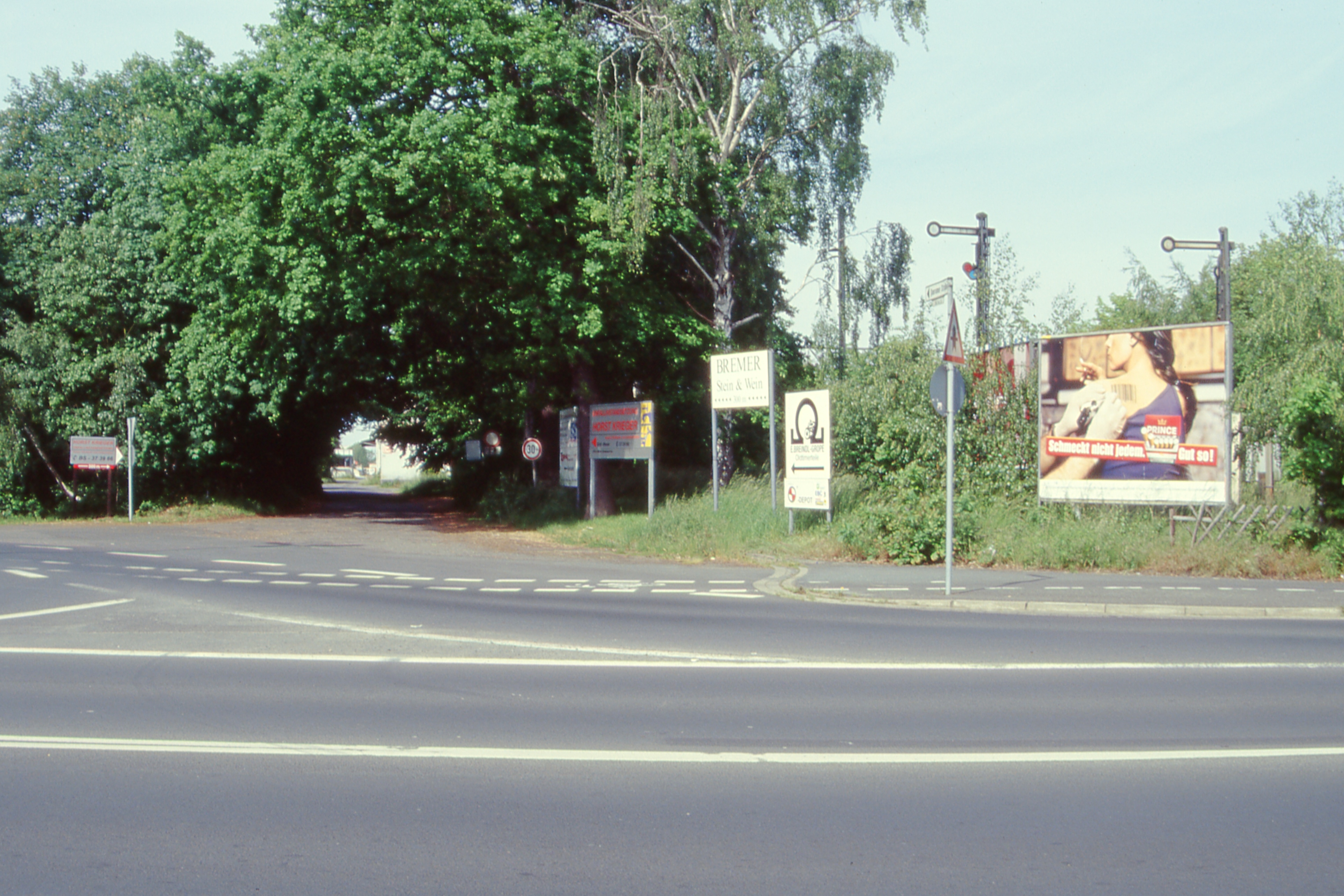 Bahn�bergang Querumer Stra�e