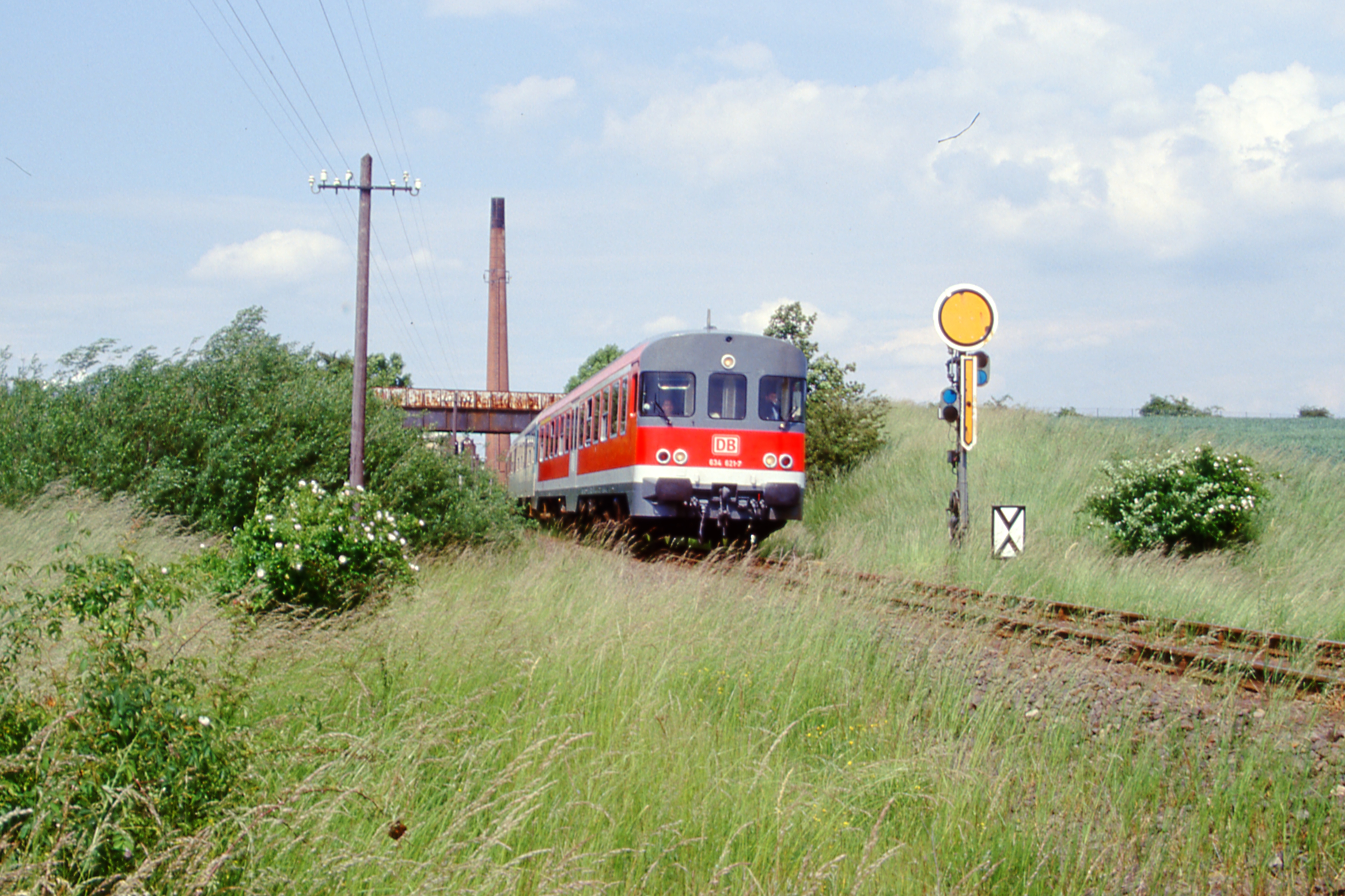 Einer der letzten Z�ge, RB 34446, 634 621-7