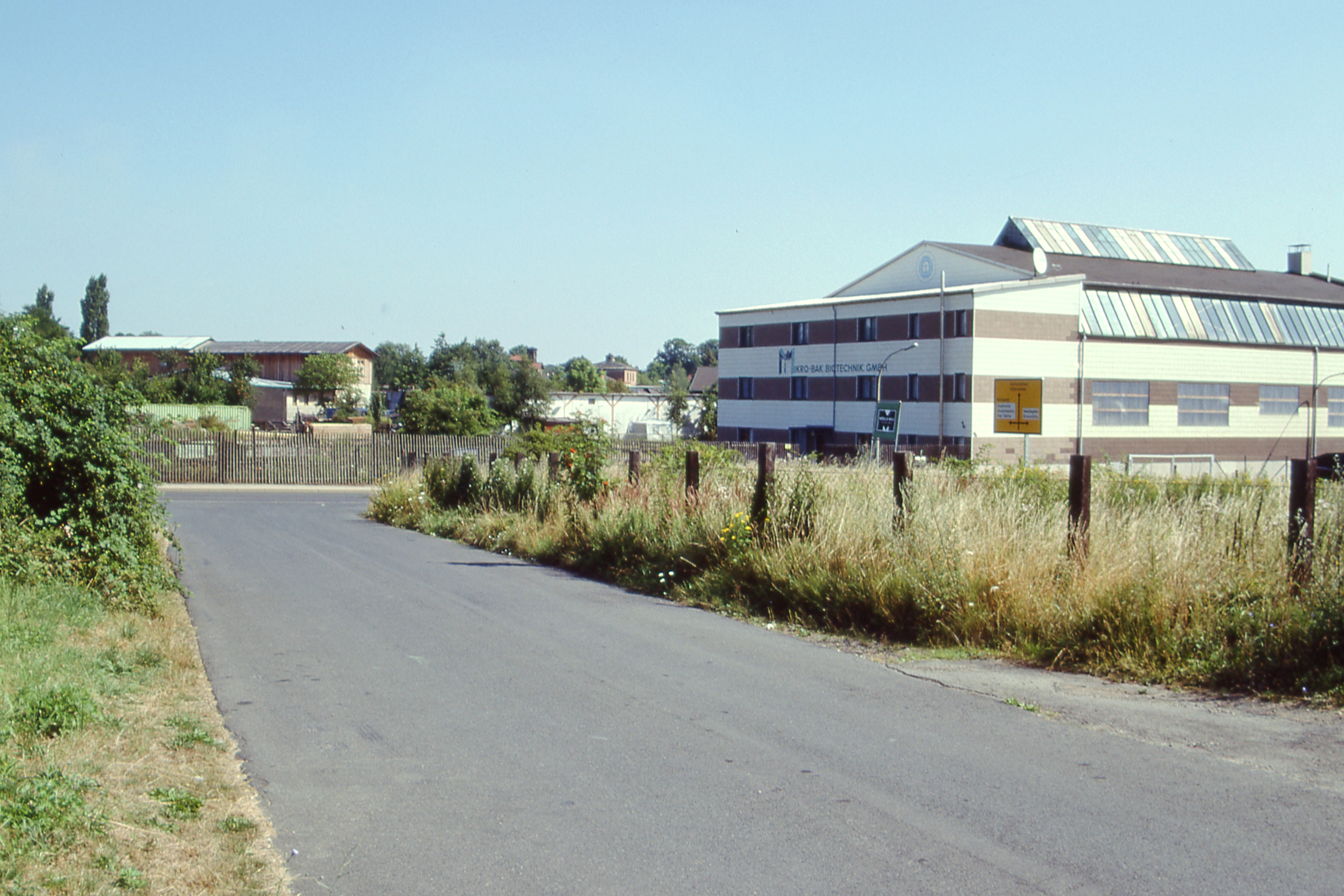 Blick auf den ehemaligen Bahnhof Sch�ningen-S�d