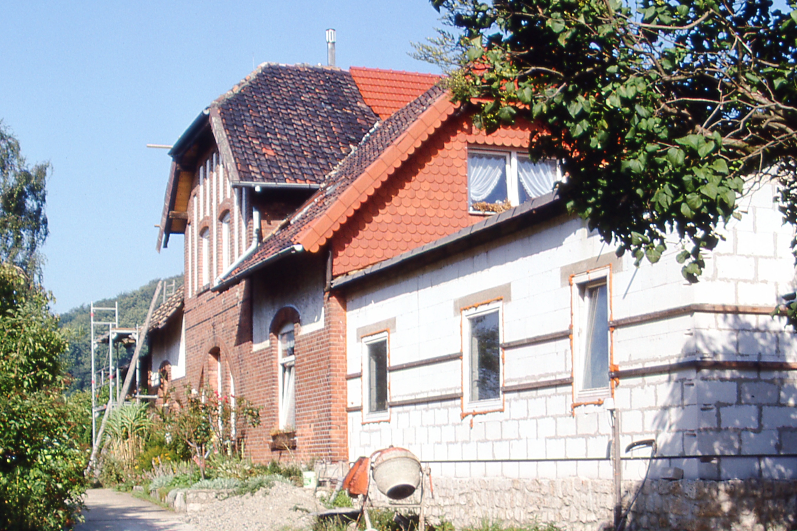 Empfangsgeb�ude Wittmar, Stra�enseite